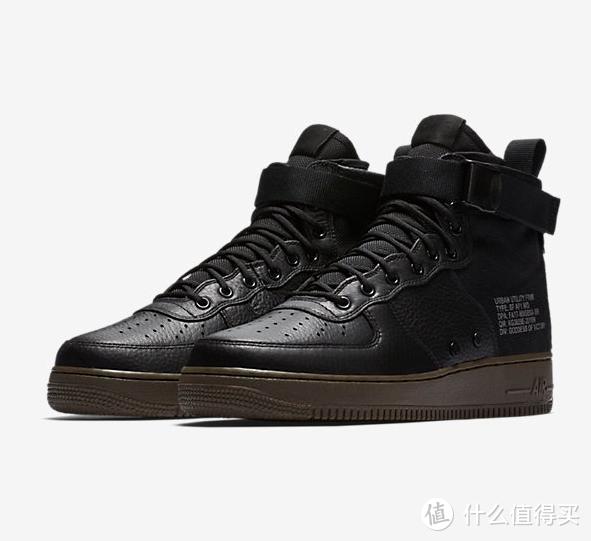 #原创新人# 一款没有钩子的耐克鞋 NIKE SF AF1 MID 板鞋 开箱