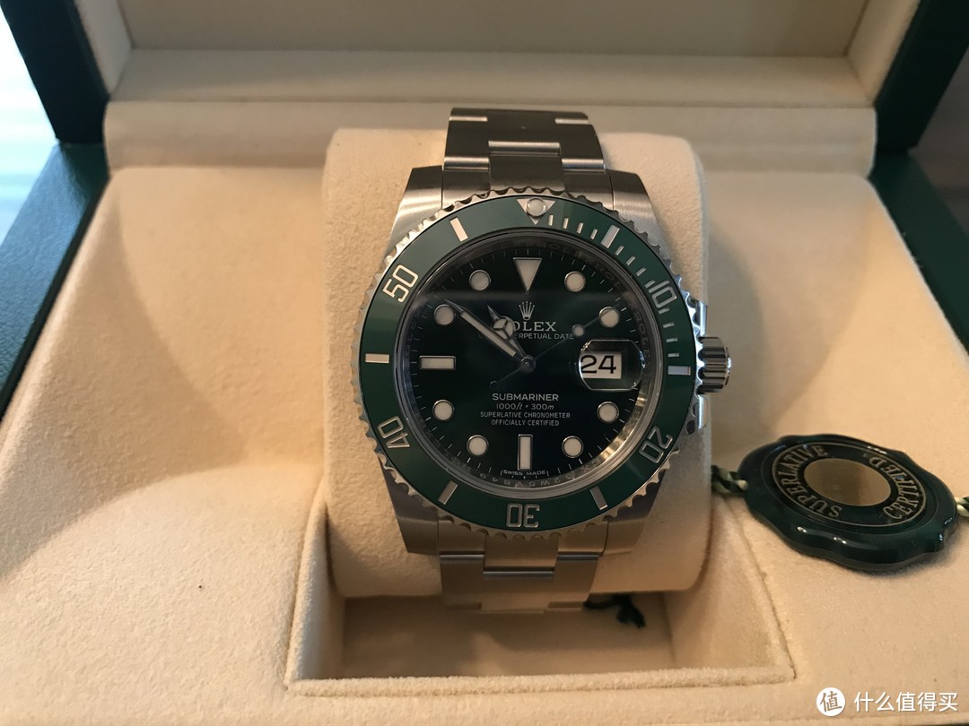 在美帝升级做美爹的礼物，ROLEX 劳力士 潜航者 116610LV 机械表