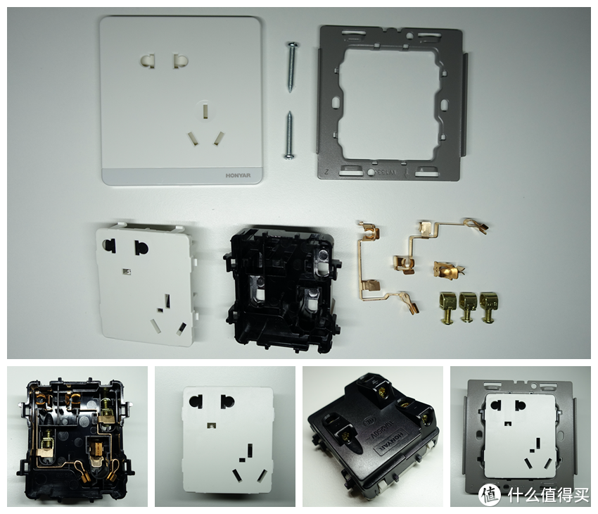 #原创新人#线上常见暗盒、斜五孔插座与大面板开关主观横评