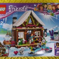 乐高 Friends 好朋友系列 41323 滑雪度假村木屋外观展示(零件|人仔)