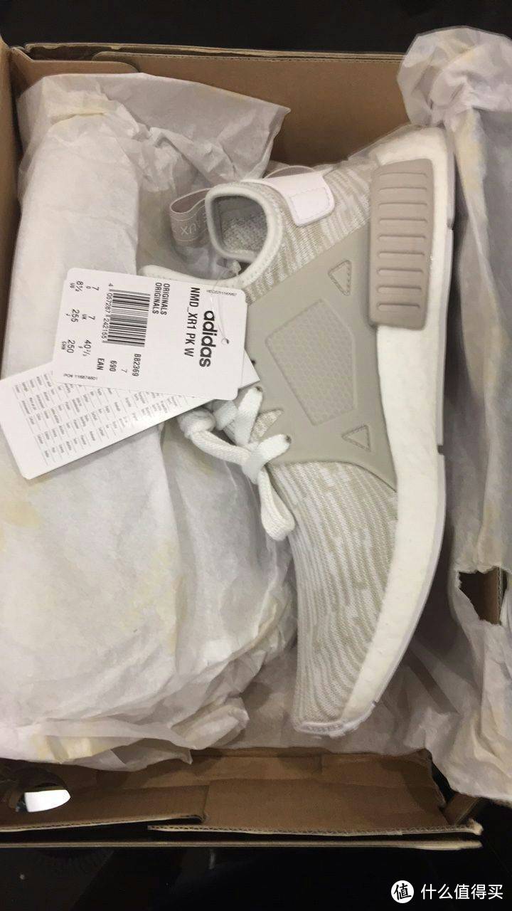 眼花手滑，误入女款 adidas 阿迪达斯 NMD XR1 PK 跑鞋