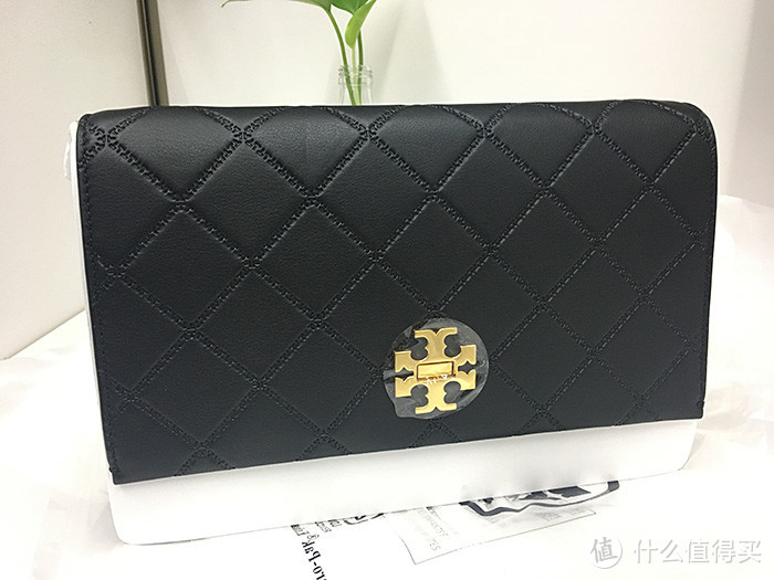 Tory Burch 汤丽柏琦 Georgia 菱格纹牛皮挎包 开箱