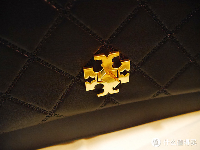 Tory Burch 汤丽柏琦 Georgia 菱格纹牛皮挎包 开箱