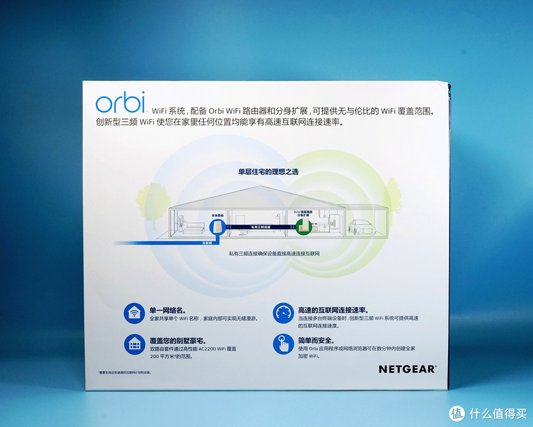 NETGEAR 美国网件 Orbi Mini RBK30 路由器 实战：二手160平米老房子5G信号全覆盖