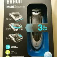 博朗 MG5090 胡须造型器外观展示(网罩|底座|修剪器)