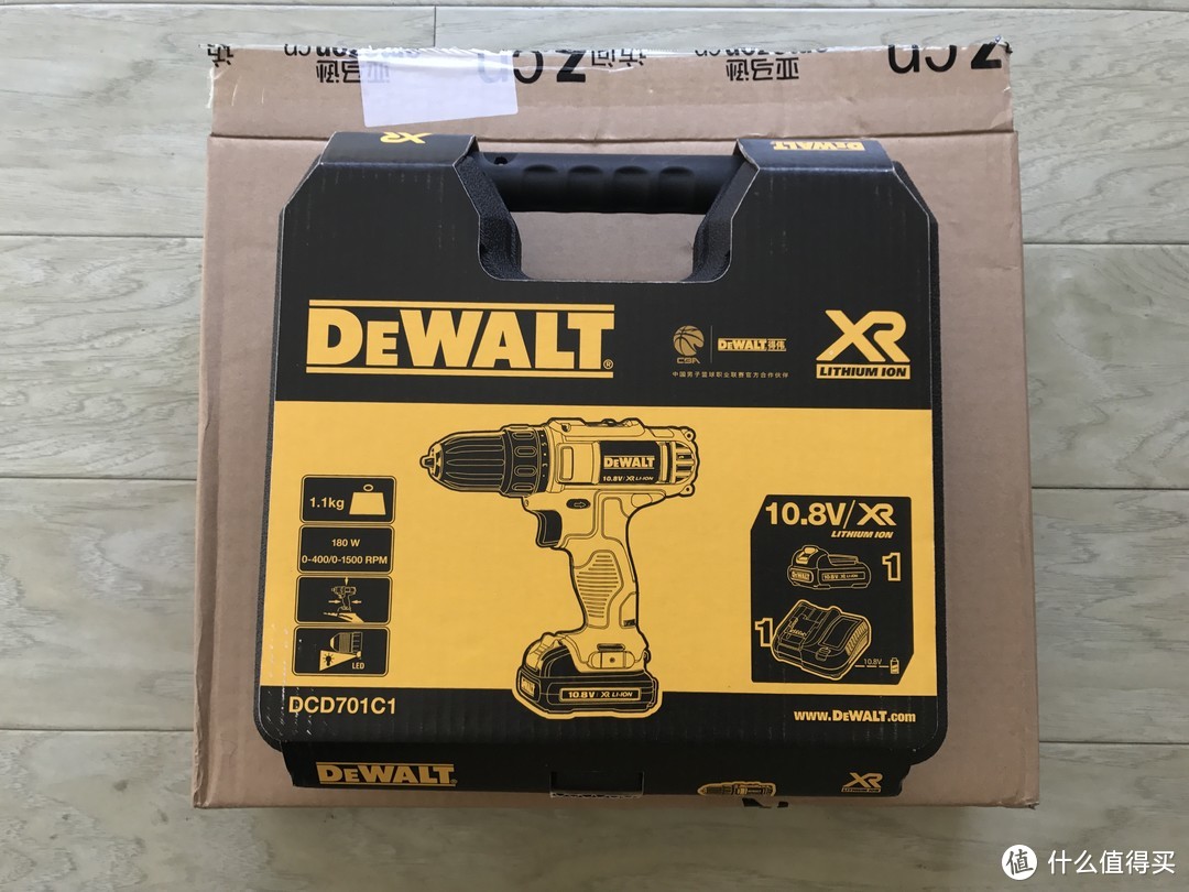 没事买个钻，家庭必备---DEWALT 得伟 DCD701C1 10.8V 锂电起子