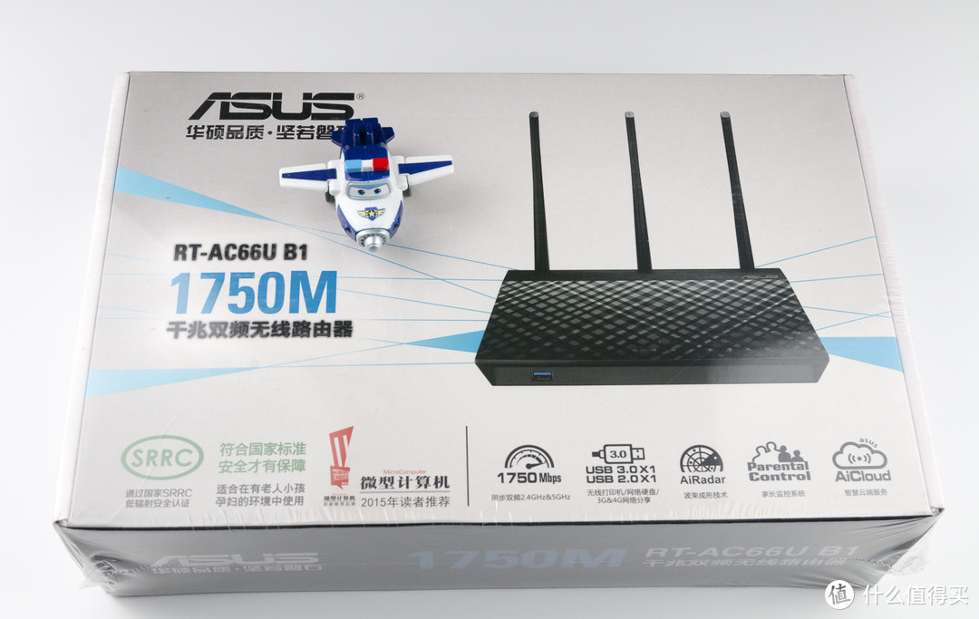 ASUS 华硕 AC66U b1 路由器 开箱及刷梅林晒单