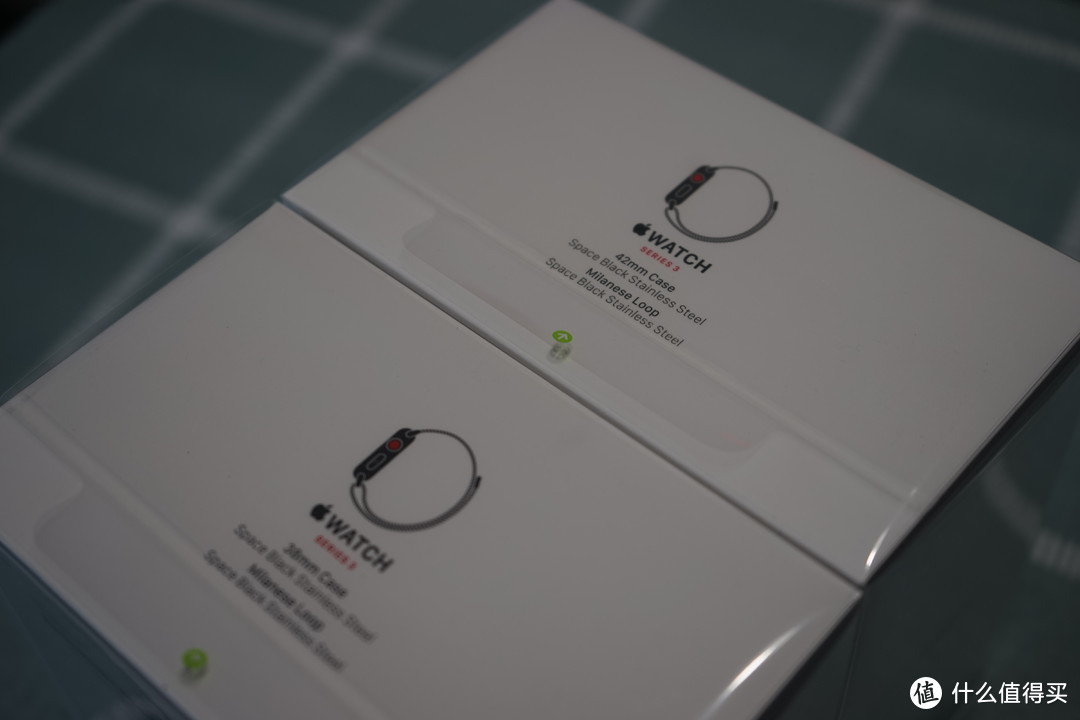 #原创新人# 开箱 Apple Watch Series 3 GPS + 蜂窝网络 深空黑 不锈钢壳配米兰尼斯表带