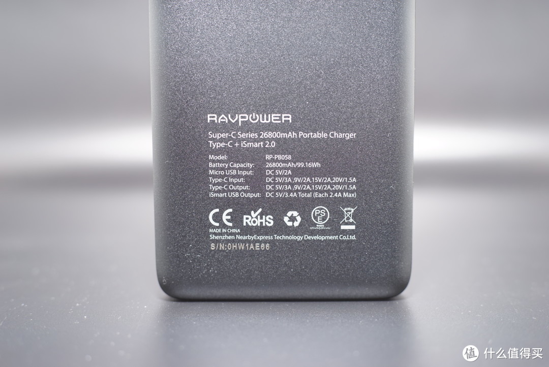 离完美就差那么一点！RAVPower RP-PB058 双向PD快充26800毫安移动电源评测报告