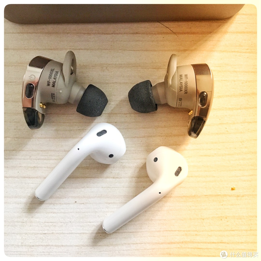 SONY 索尼 WF-1000X 降噪豆 开箱 对比AirPods，使用感受，在地铁真的能代替AirPods