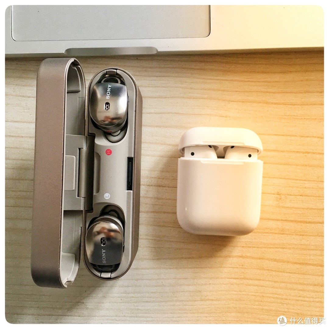 SONY 索尼 WF-1000X 降噪豆 开箱 对比AirPods，使用感受，在地铁真的能代替AirPods