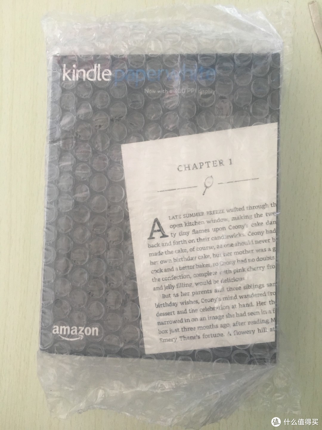 Kindle paperwhite 3 简单开箱