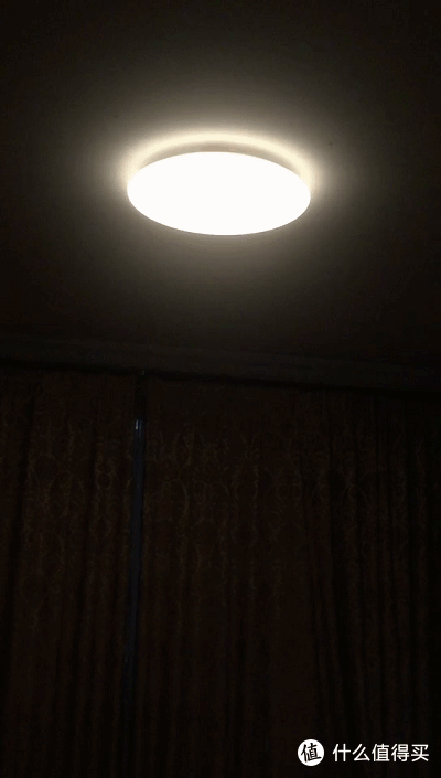 冬天关灯不出被窝米家众筹的yeelight皎月led吸顶灯装好啦
