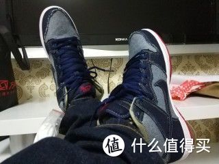 只为颜值—Nike 耐克 SB Dunk High OG 'Reese Denim' 限量复刻滑板鞋 881758-441 开箱