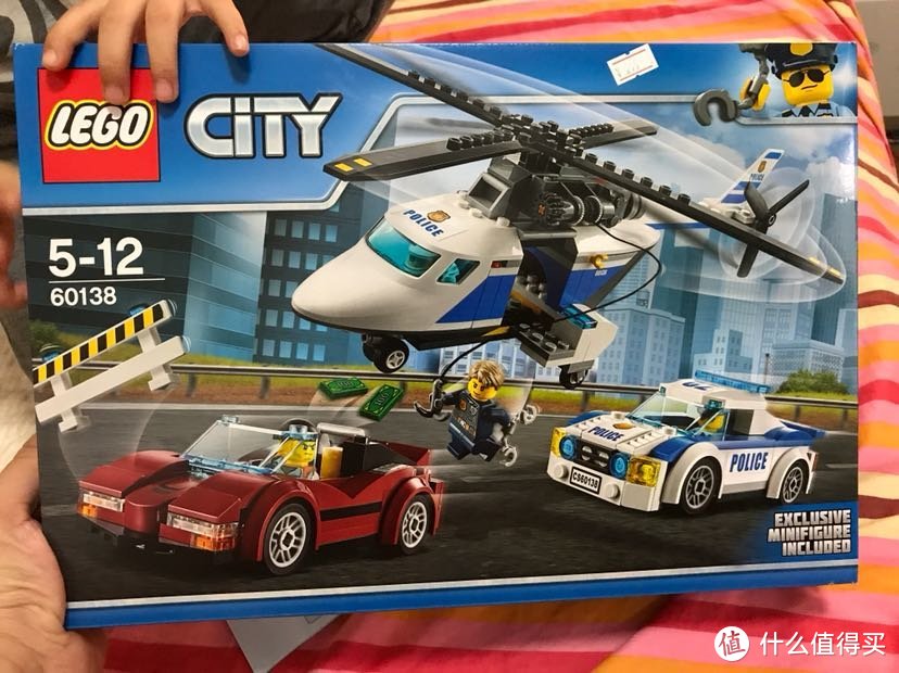 LEGO 乐高 60138一警用直升飞机1警车1汽车套装高速追捕晒单