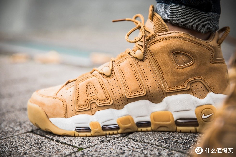 初中篮球时光的信仰充值—Nike 耐克 Air More Uptempo '96 Premium'Wheat Pack'休闲鞋 开箱