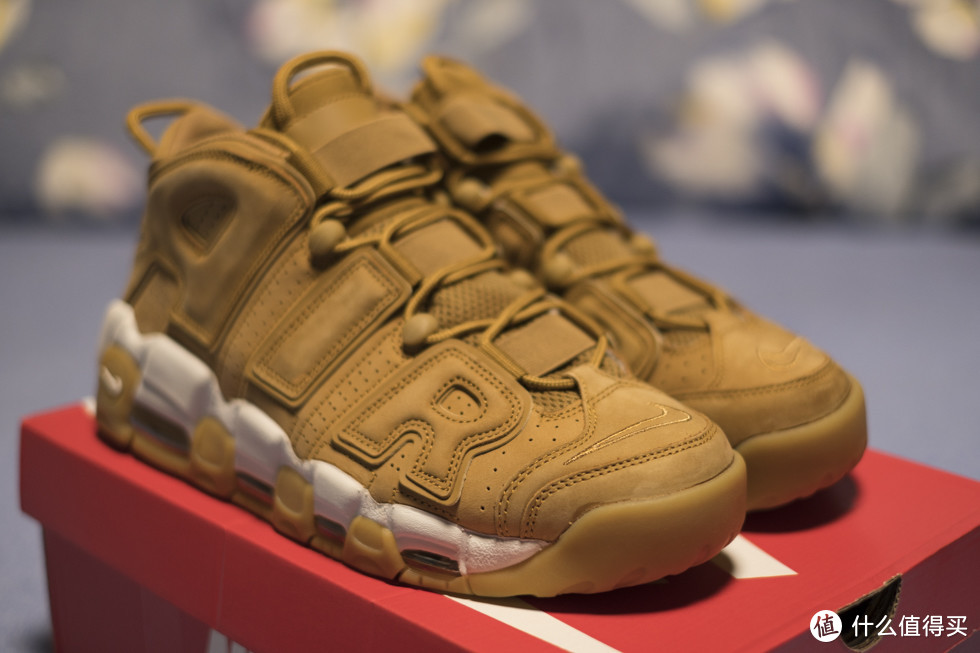 初中篮球时光的信仰充值—Nike 耐克 Air More Uptempo '96 Premium'Wheat Pack'休闲鞋 开箱