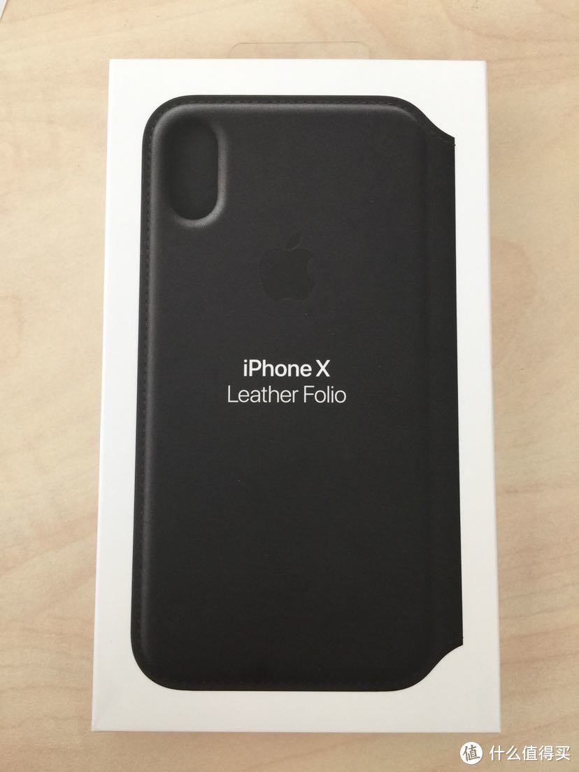 #原创新人#Apple 苹果  iPhone X官方皮革保护夹 开箱