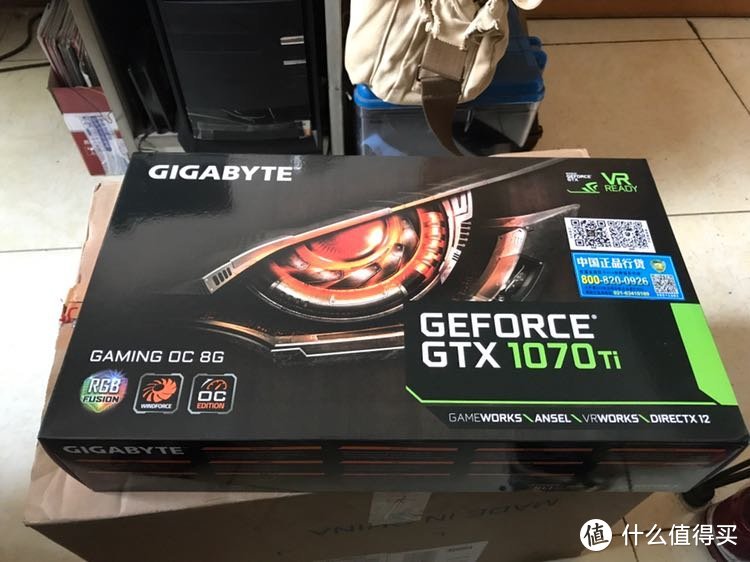 技嘉GEFORCE GTX 1070 Ti开箱