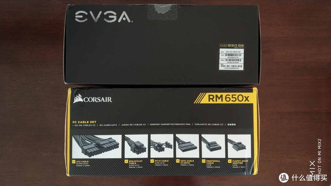 #晒单大赛# 信仰之争—EVGA&海盗船 650W 金牌电源 开箱对比