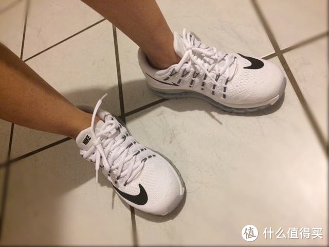 Nike 耐克 Air Max 2016 全掌气垫 跑鞋 白色 开箱