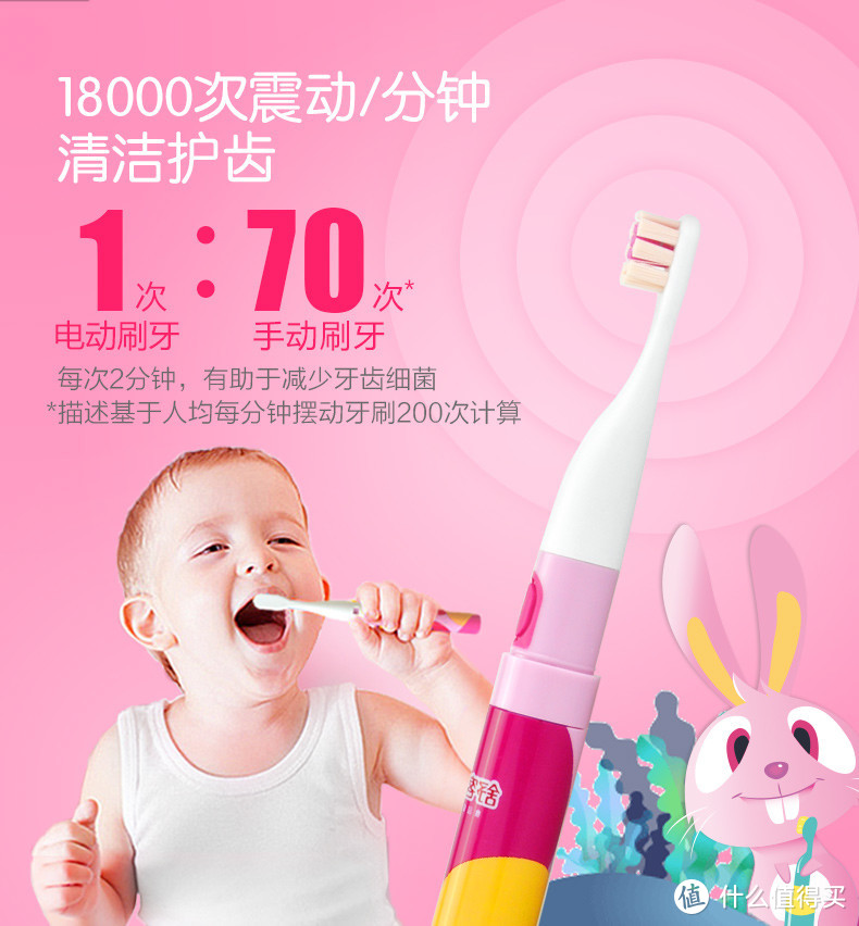 拯救孩子的牙齿—舒客 儿童电动牙刷 晒单