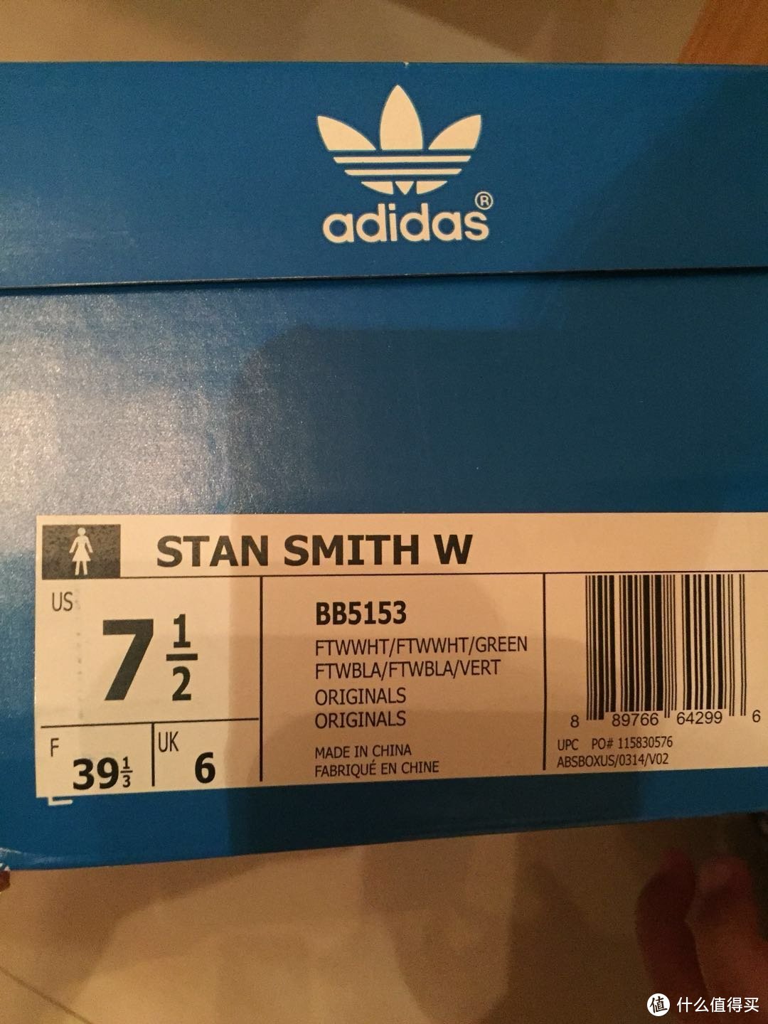 #原创新人# adidas 阿迪达斯 stan smith 休闲鞋 的尺码选择问题（ebay的购物经历）