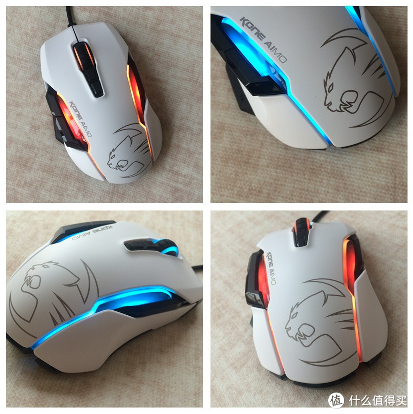 满满的握感，ROCCAT 冰豹 Kone AIMO 游戏鼠标 开箱