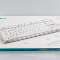 雷柏 MT500 机械键盘外观展示(排水口|轴体|键帽)