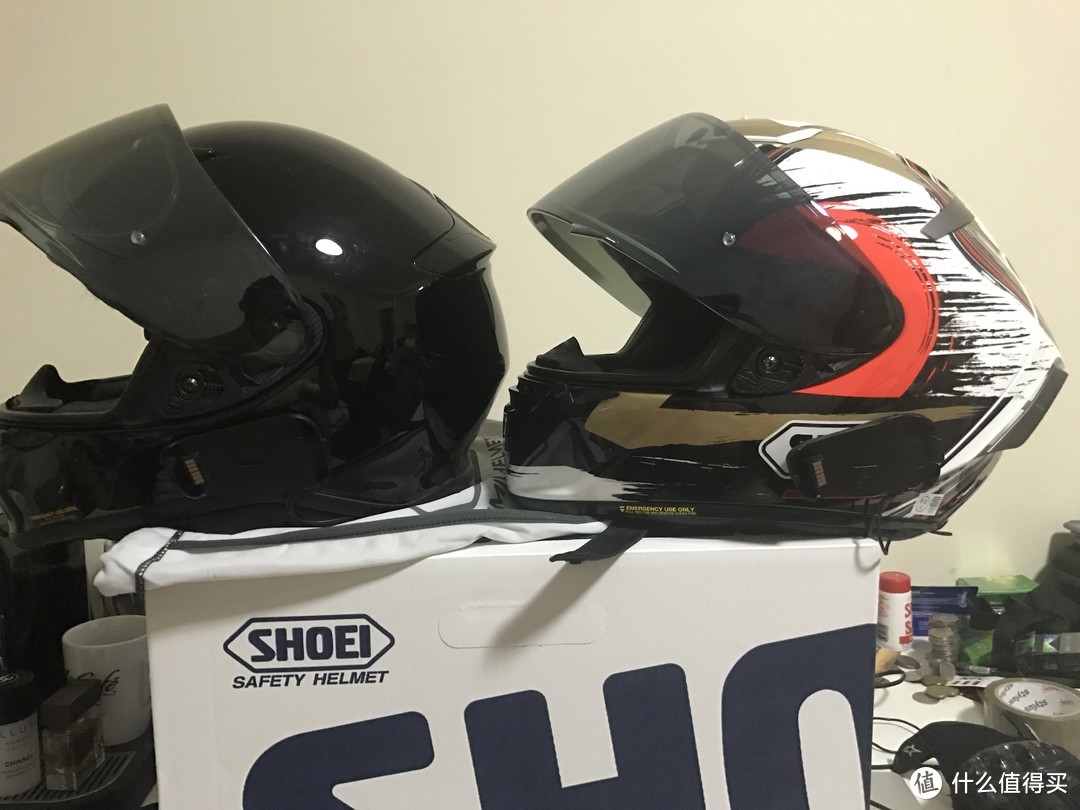 #晒单大赛#shoei x14 Marquez MOTEGI2 招财猫配色 头盔 开箱