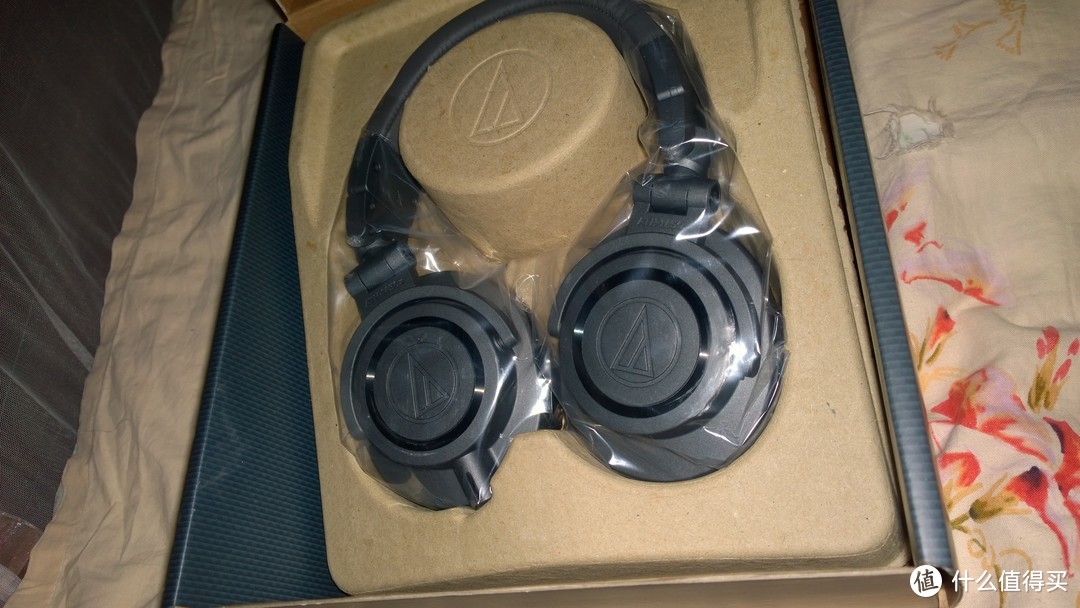 audio-technica 铁三角 M50X 哑光黑 限定耳机 开箱+小细节