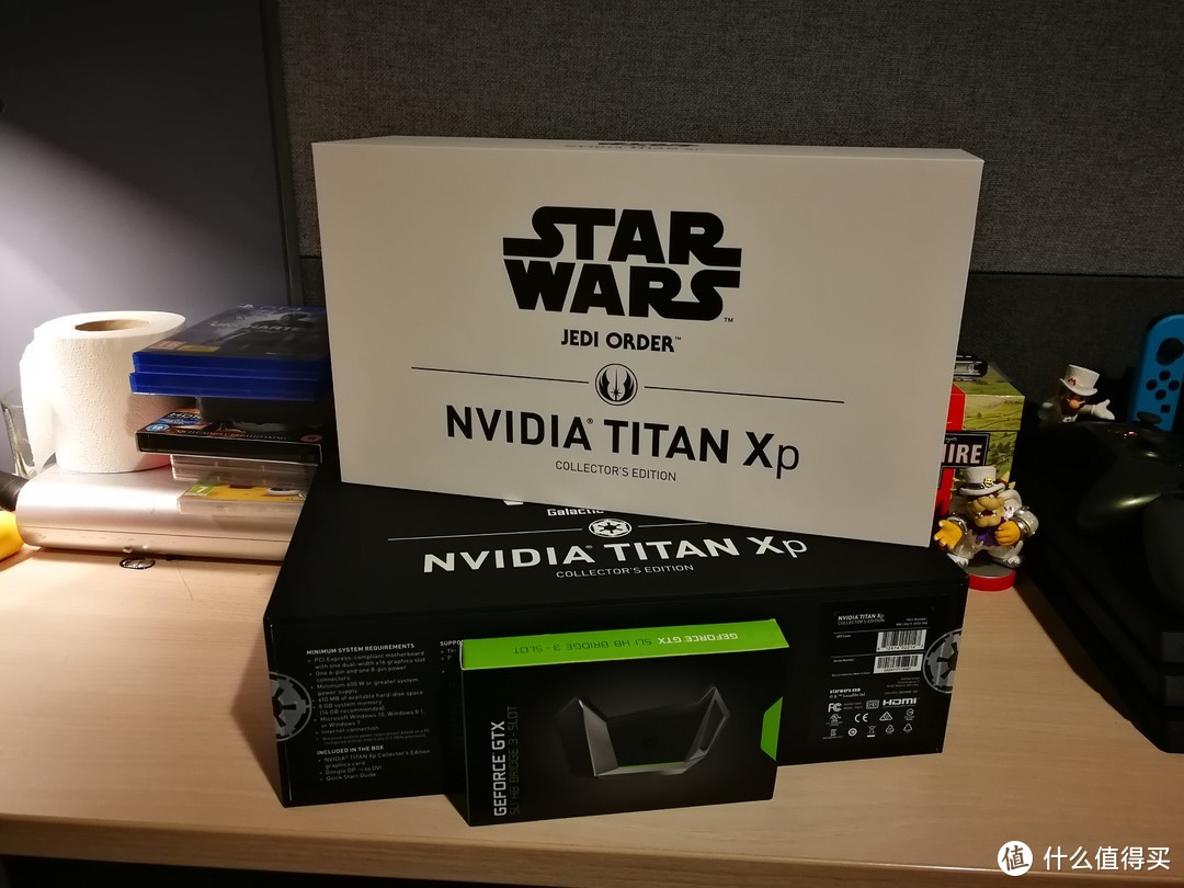 #本站首晒#核弹典藏版x2：英伟达 NVIDIA Titan Xp Star Wars Collector’s Edition 开箱！