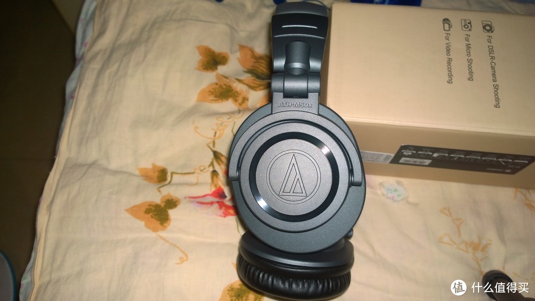 audio-technica 铁三角 M50X 哑光黑 限定耳机 开箱+小细节