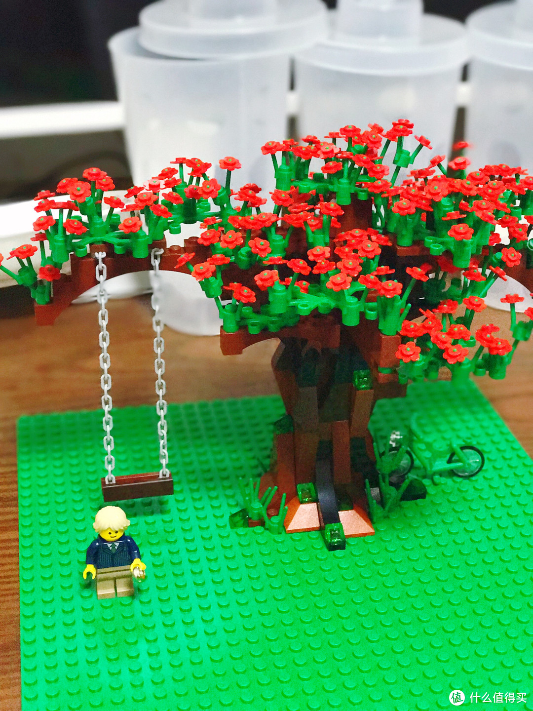 乐高 MOC 一颗红花树