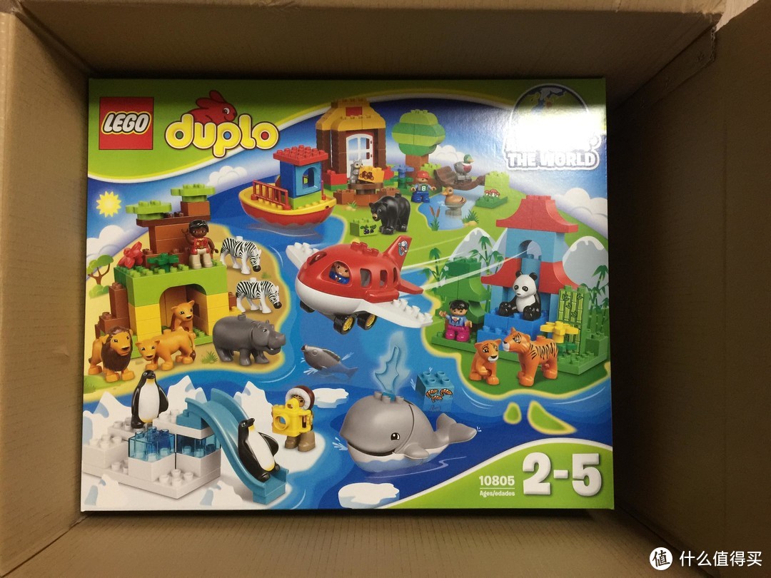 百兽齐发—LEGO 乐高 得宝系列 10805 环球动物大集合