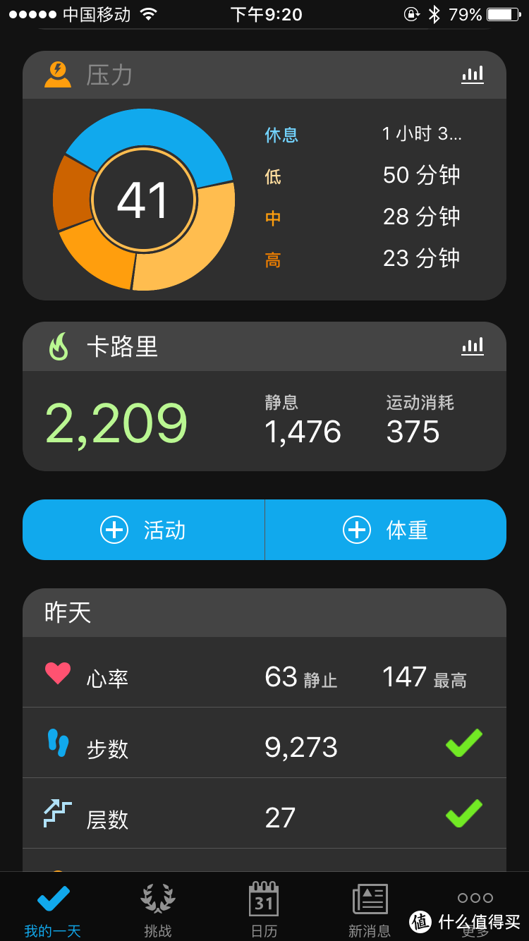 #原创新人##晒单大赛# GARMIN 佳明 vivoactive3 国行中文酷炫黑 四天使用后的初评