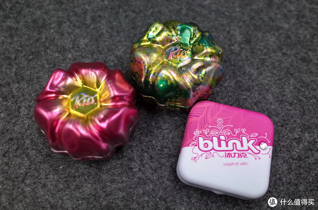 #晒单大赛#  RIO与blink两款常见压片糖开箱对比