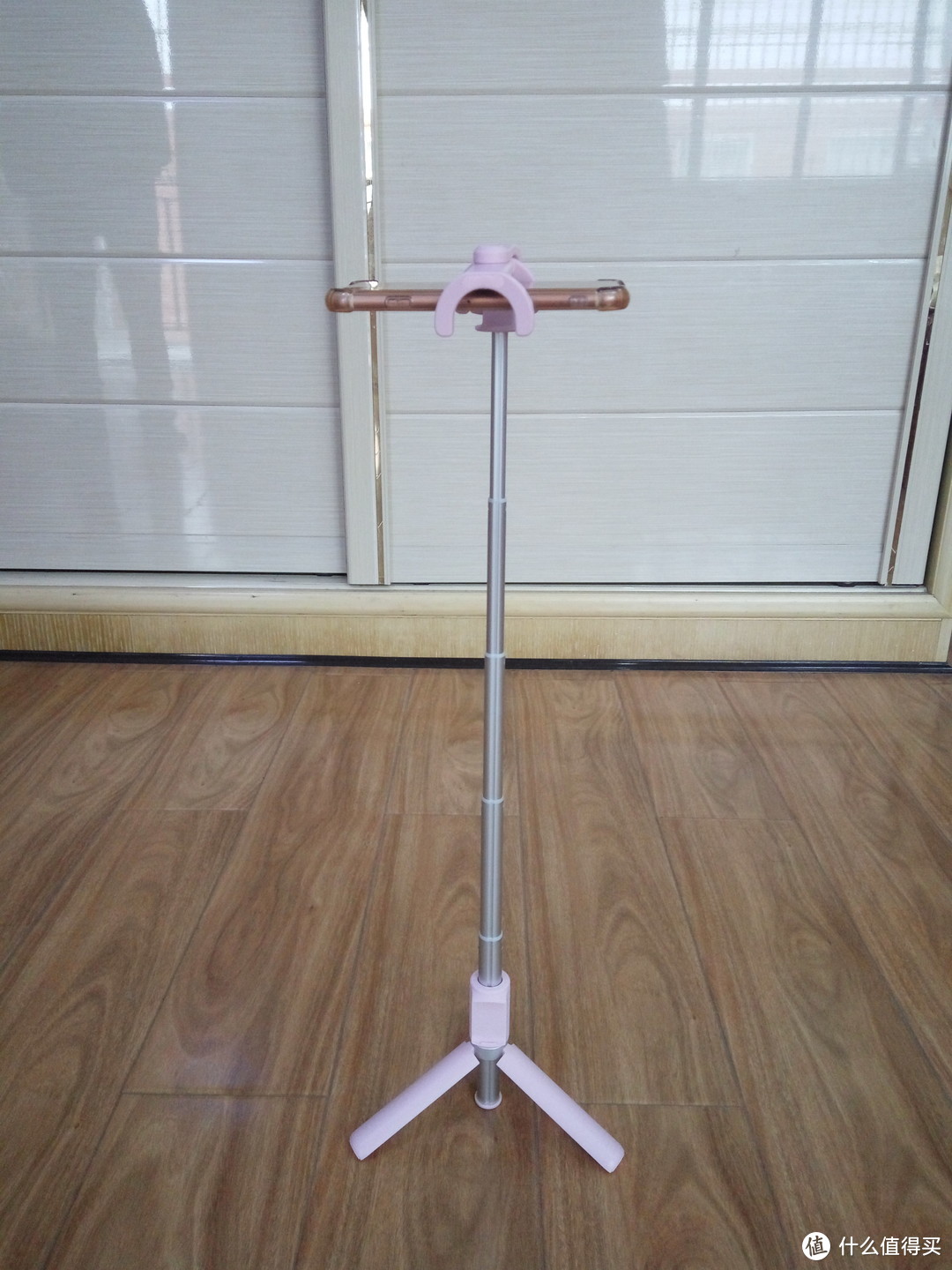 #晒单大晒#华为 荣耀AF15蓝牙无线自拍杆粉色款开箱，附小米自拍杆简单对比