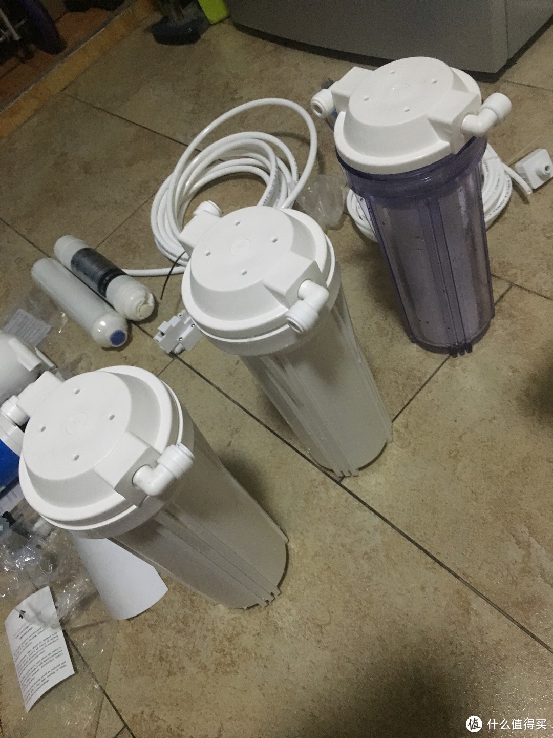 DIY超滤+RO反渗透双出水净水器，附配件清单