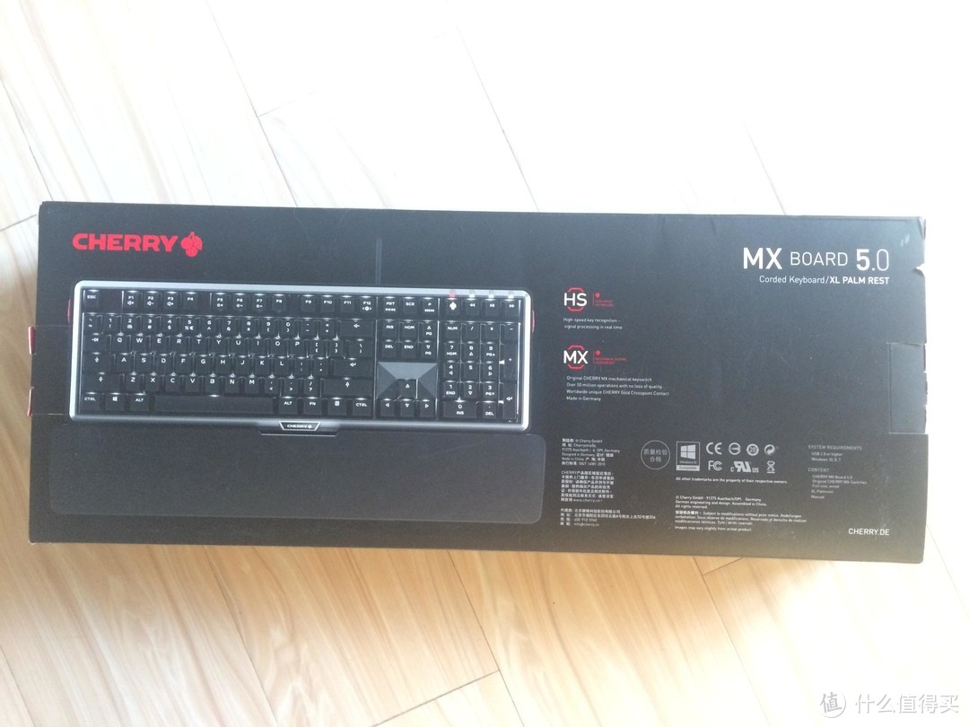 #原创新人#晒单大赛#双11剁手系列之 CHERRY 樱桃 MX-BOARD 5 机械键盘 开箱简测体验