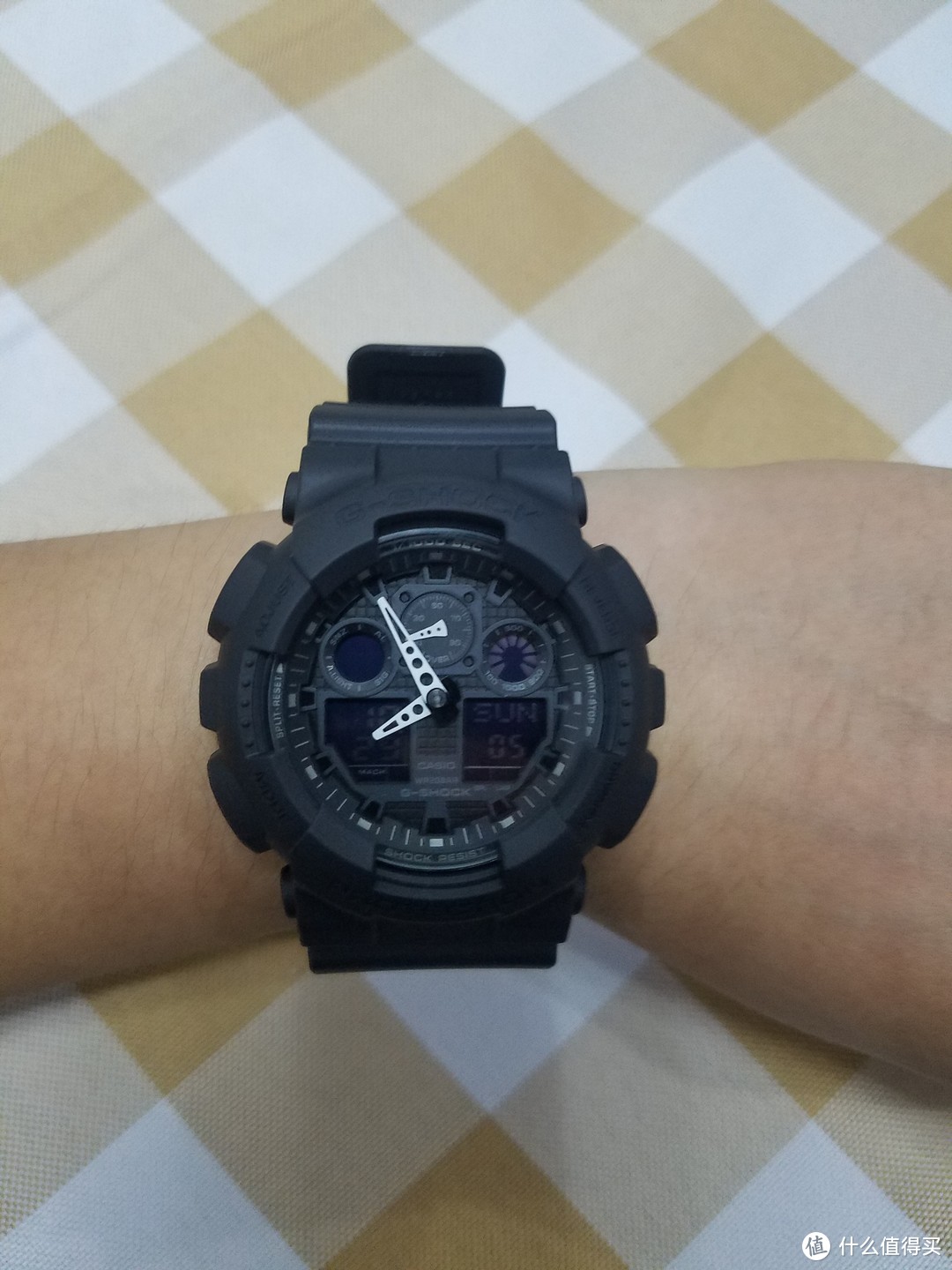 ＃晒单大赛＃忠实可靠的好伙伴——CASIO 卡西欧 G-shock GA-100-1A1DR  手表 开箱