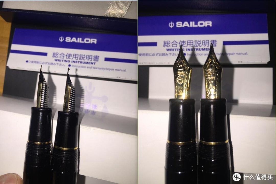 SAILOR 写乐 大型21K系列 钢笔 、长刀研 NMF 钢笔主观评测