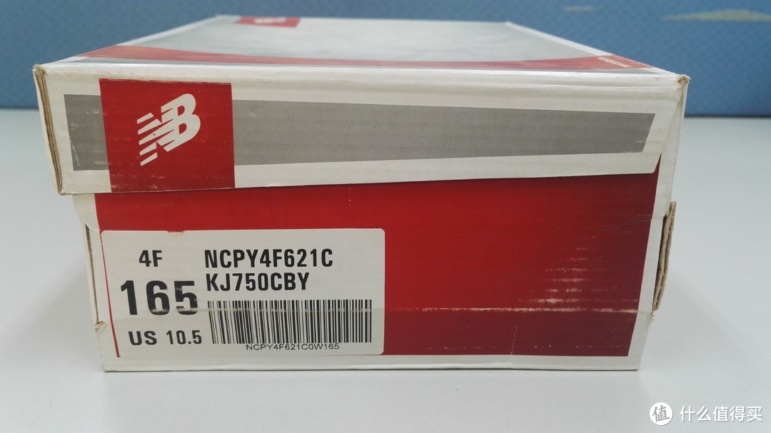 又一次掉坑里的NEW BALANCE  750系列 中性中大童深蓝色运动鞋