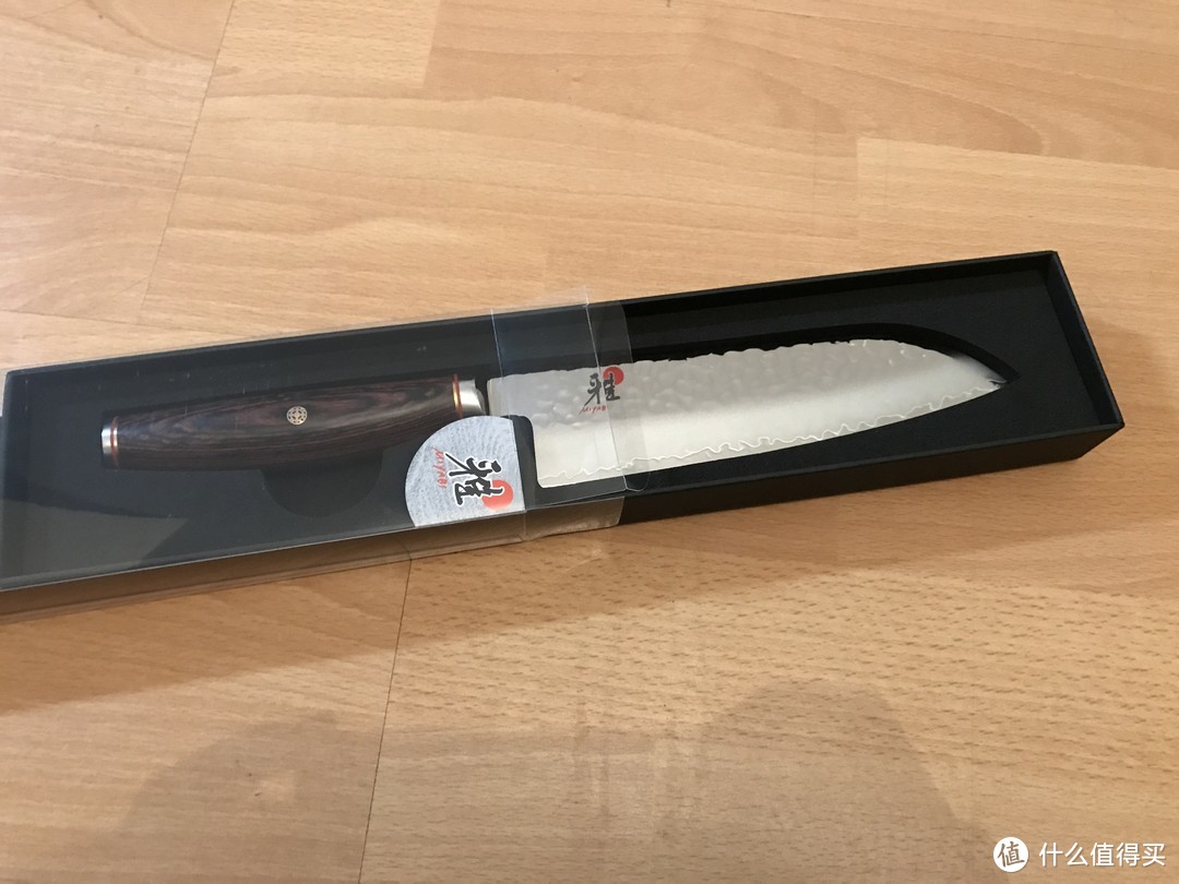 #晒单大赛#Zwilling 双立人 Miyabi 雅 6000MCT Santoku 锤纹三德刀 开箱晒单