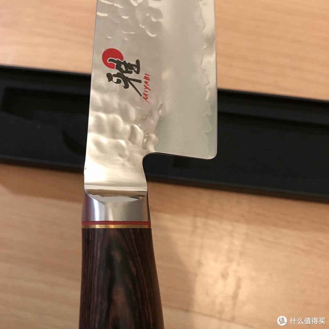 #晒单大赛#Zwilling 双立人 Miyabi 雅 6000MCT Santoku 锤纹三德刀 开箱晒单