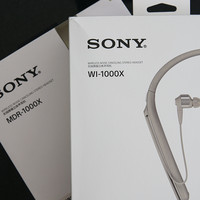索尼 WI-1000X 颈挂蓝牙入耳式耳机外观展示(耳机线|颜色|按键|出口|接口)