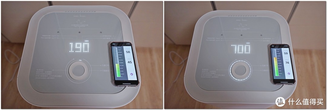 与你我“吸吸”相关：豹米空气净化器B70 对比 LIFAair LA500V空净机器人