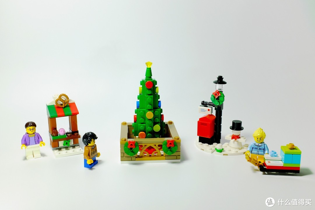 LEGO 乐高 40262 圣诞节火车之旅 & 40263 圣诞节城市广场 开箱