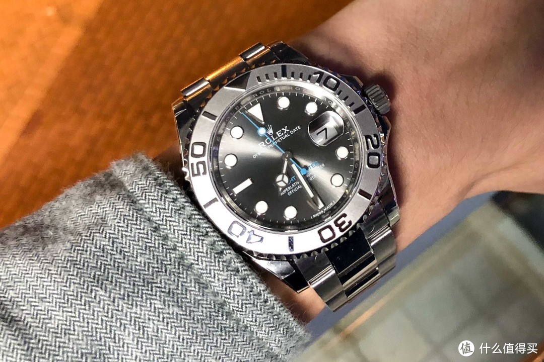 #本站首晒# ROLEX 劳力士 灰游艇名仕 ROLEX 116622 上手（附视频）