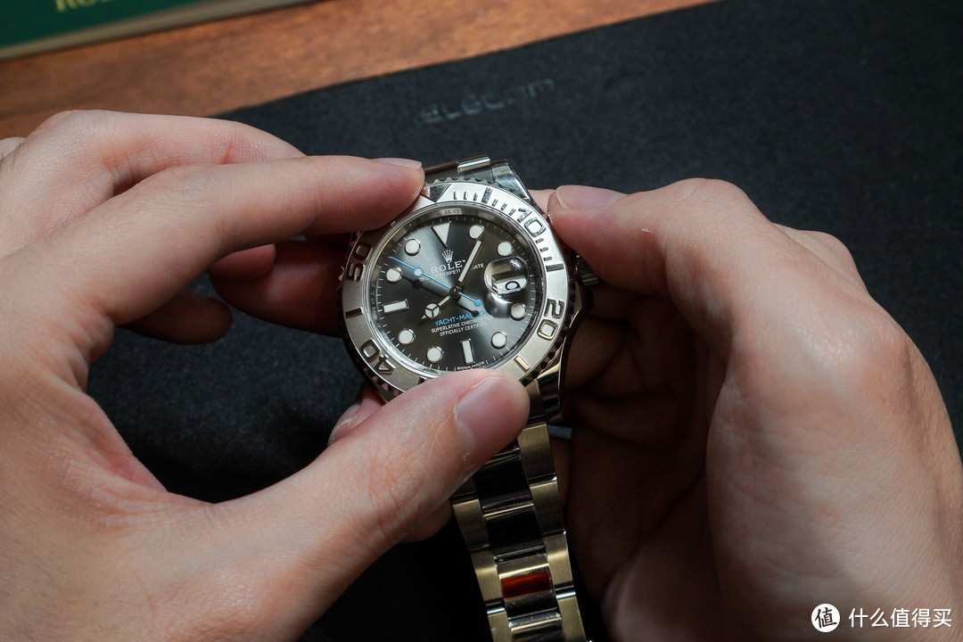 #本站首晒# ROLEX 劳力士 灰游艇名仕 ROLEX 116622 上手（附视频）